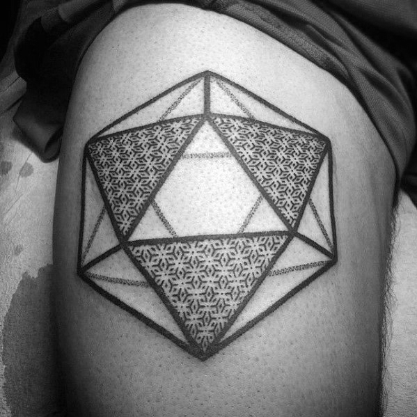 tatuaje icosaedro 10