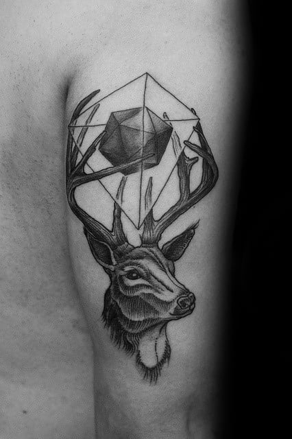 tatuaje icosaedro 12