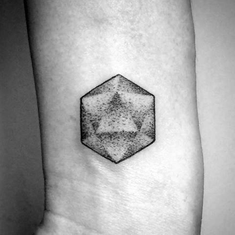 tatuaje icosaedro 14