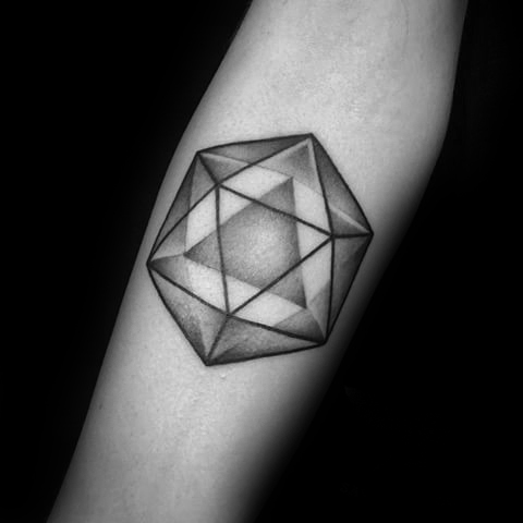 tatuaje icosaedro 16