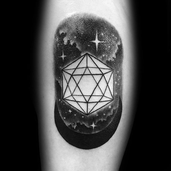 tatuaje icosaedro 18