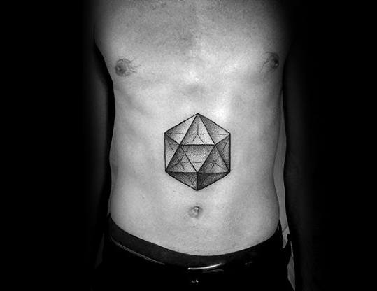 tatuaje icosaedro 24