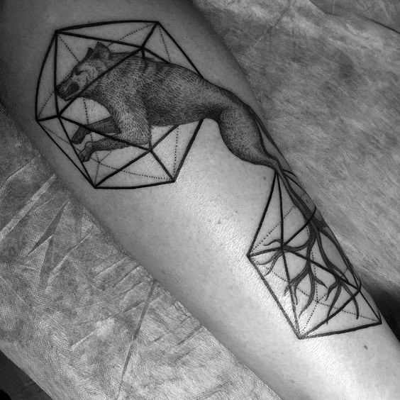 tatuaje icosaedro 30