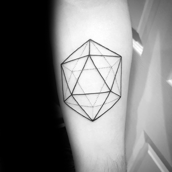 tatuaje icosaedro 54