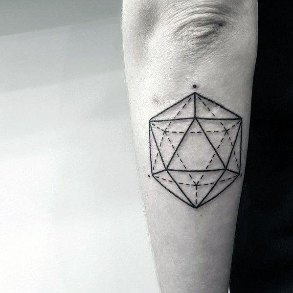 tatuaje icosaedro 58