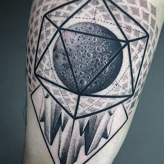 tatuaje icosaedro 64