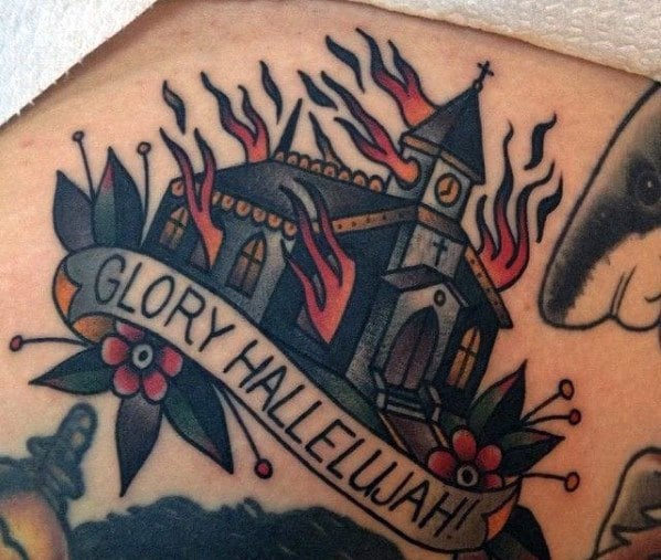 tatuaje iglesia ardiendo 04