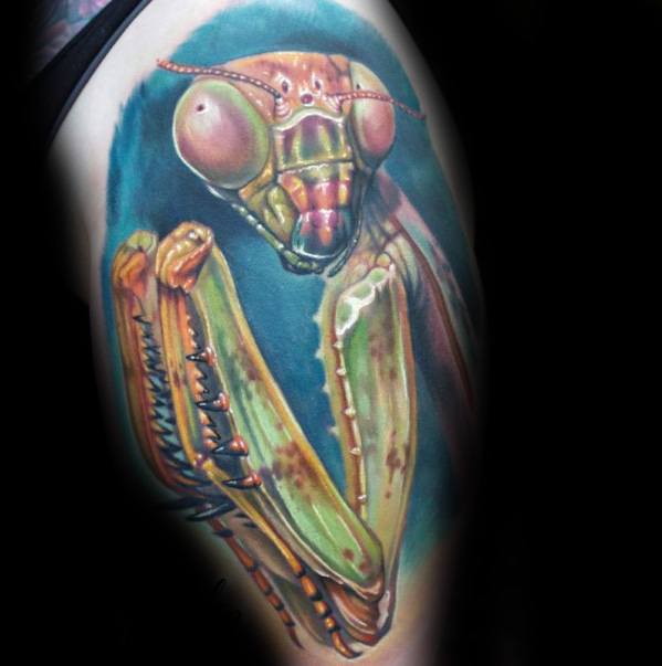 tatuaje mantis religiosa 02