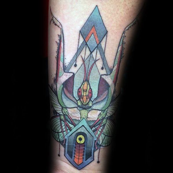 tatuaje mantis religiosa 30