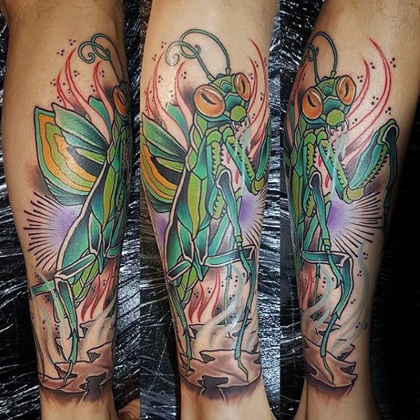 tatuaje mantis religiosa 42