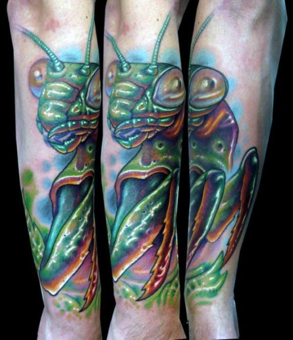 tatuaje mantis religiosa 66
