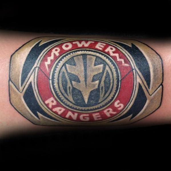 tatuaje power rangers 22