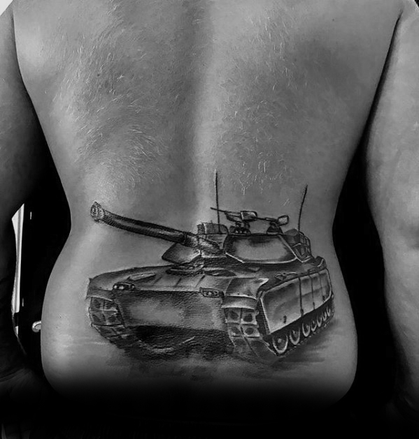 tatuaje tanque militar 06