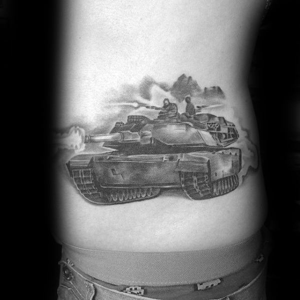 tatuaje tanque militar 20