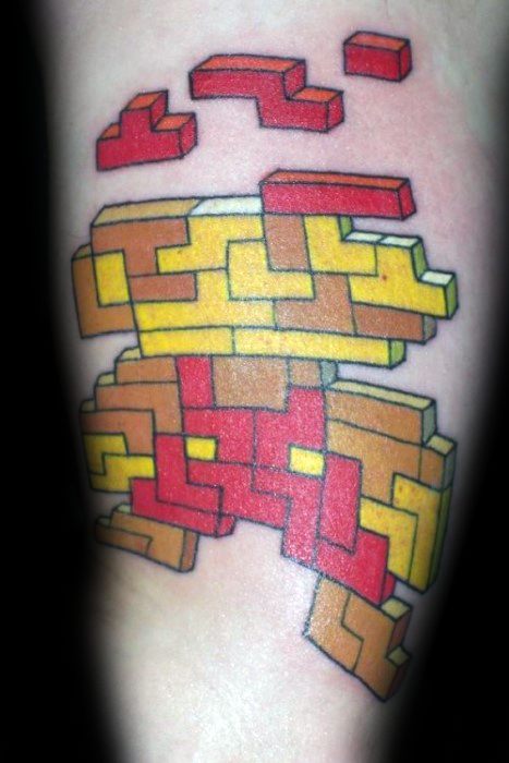 tatuaje tetris 18