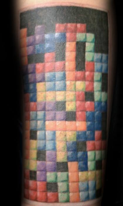 tatuaje tetris 32