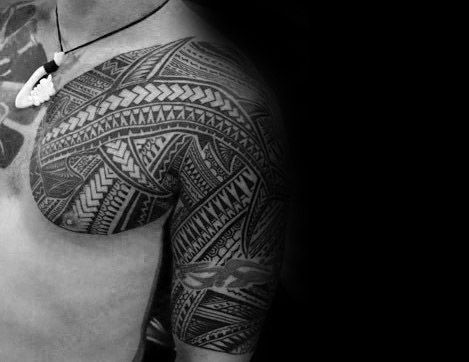 tatuaje tiburon maori 60