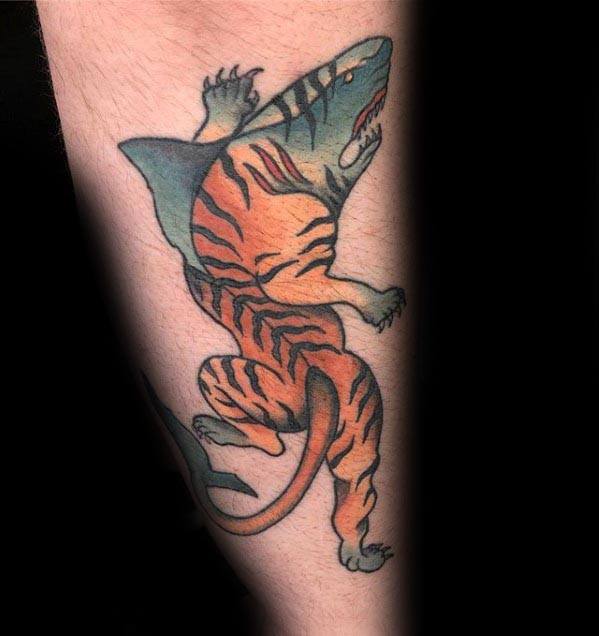 tatuaje tiburon tigre 28