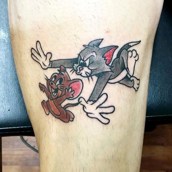 tatuaje tom y jerry 04