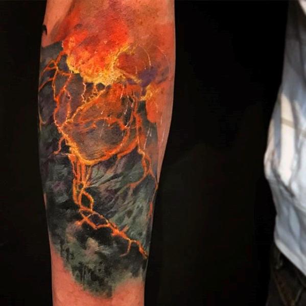 tatuaje volcan 12