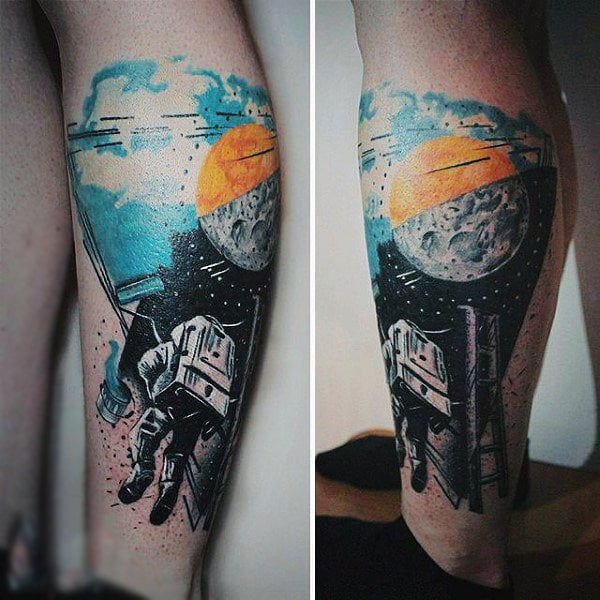 tatuaje astronauta astronomia 101