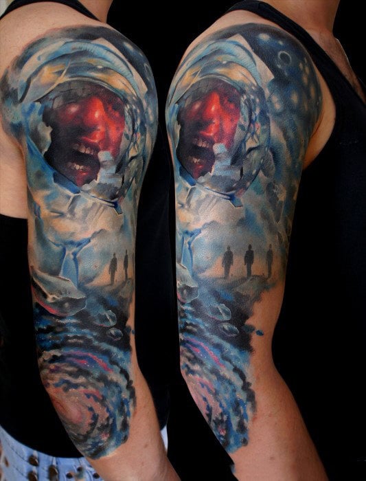 tatuaje astronauta astronomia 149