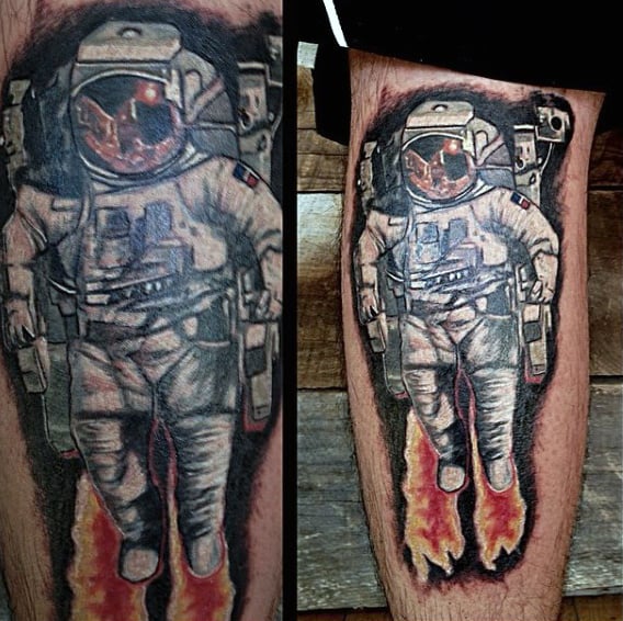 tatuaje astronauta astronomia 357