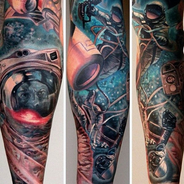 tatuaje astronauta astronomia 73
