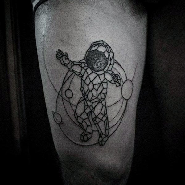 tatuaje astronauta astronomia 77