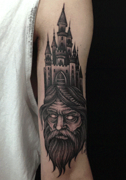 tatuaje castillo 01