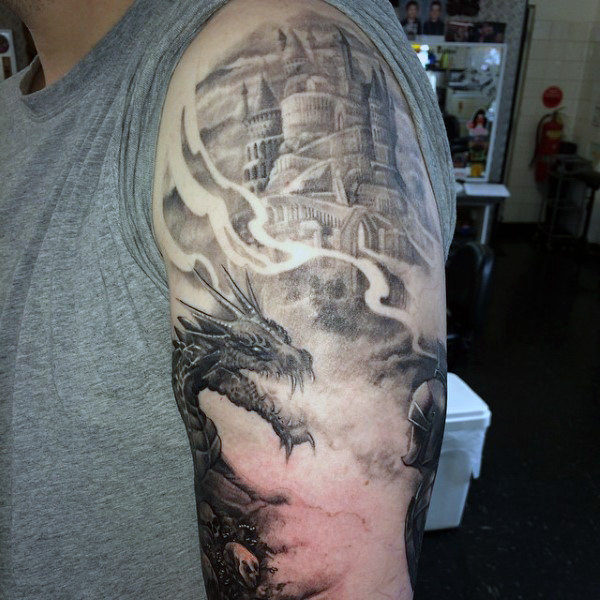 tatuaje castillo 185
