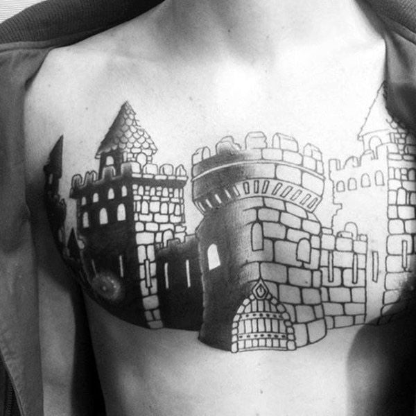 tatuaje castillo 245