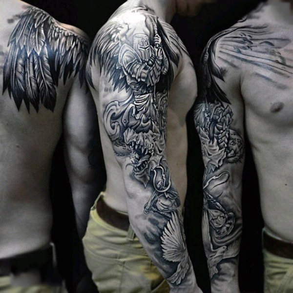 115 Tatuajes de guerreros (Con el significado)