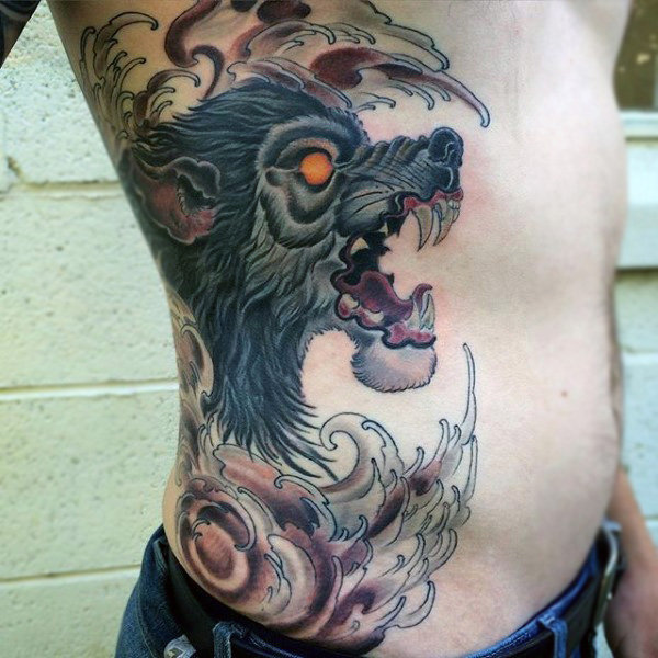 tatuaje hombre lobo 01