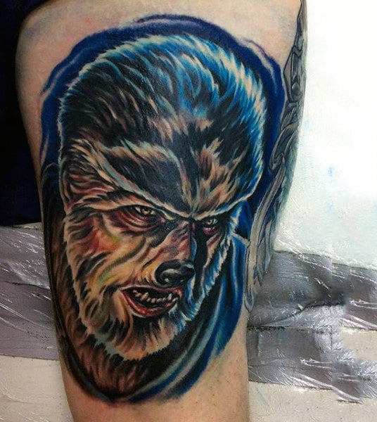 tatuaje hombre lobo 113