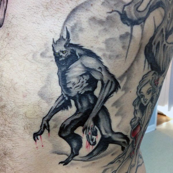 tatuaje hombre lobo 17