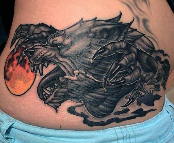 tatuaje hombre lobo 197