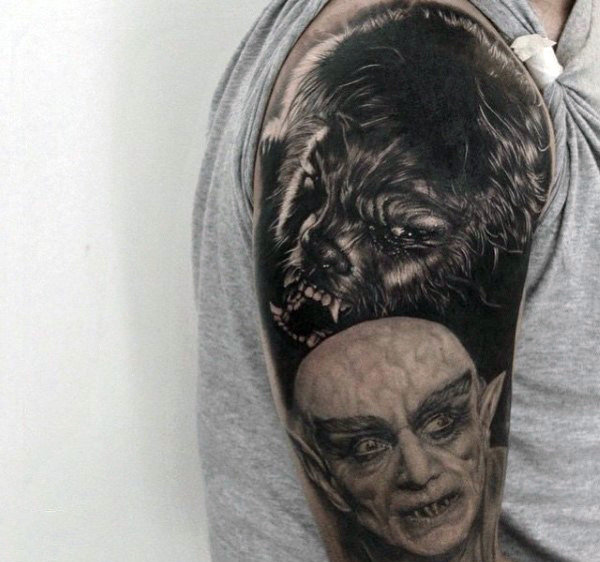 tatuaje hombre lobo 201