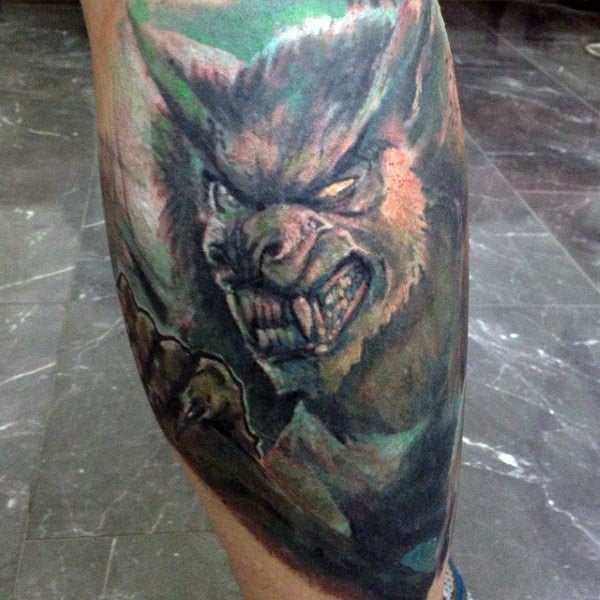 tatuaje hombre lobo 237