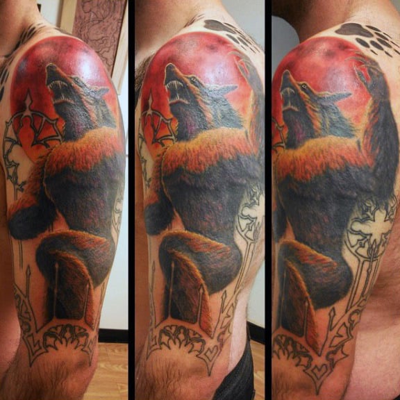 tatuaje hombre lobo 81