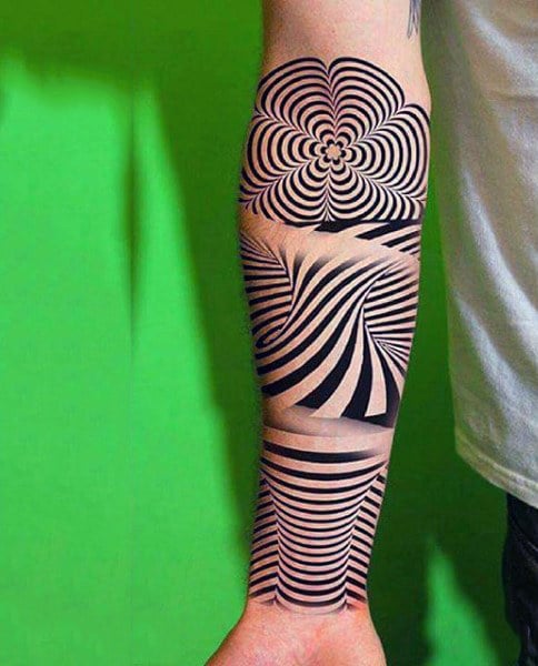 tatuaje ilusion optica 09