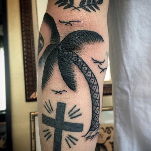 tatuaje palmera 21