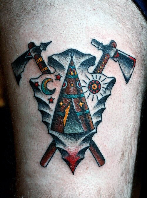 tatuaje punta flecha 245