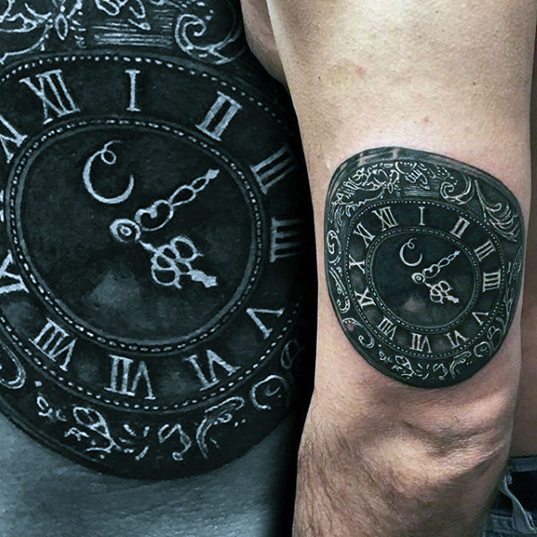tatuaje reloj de bolsillo 217