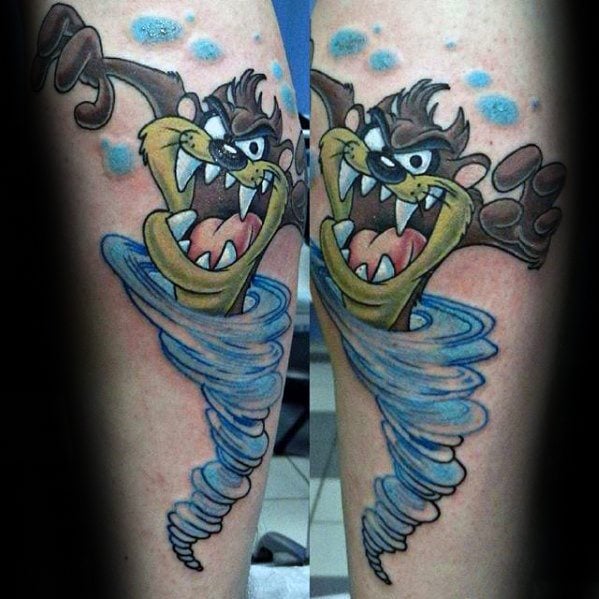 tatuaje demonio tasmania 44