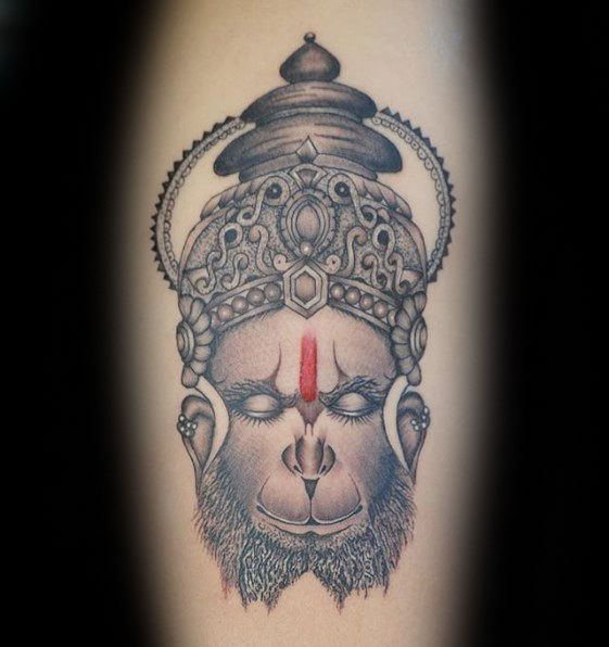 70 Tatuajes del Dios mono Hanuman (con el significado)