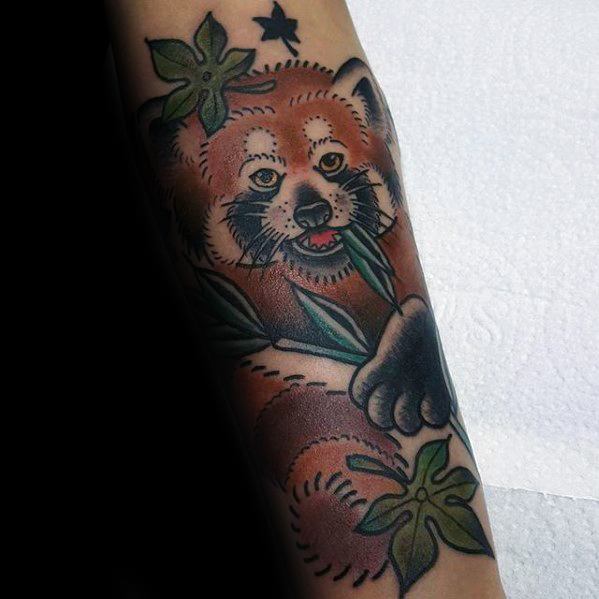 tatuaje panda rojo 12