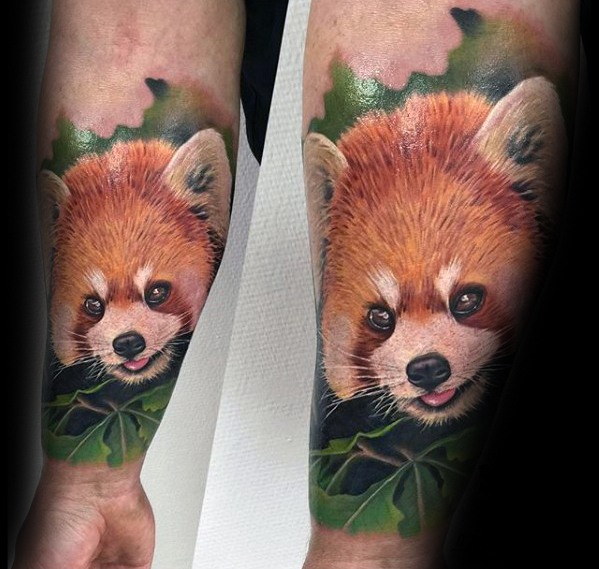 tatuaje panda rojo 18