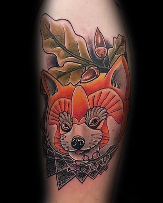 tatuaje panda rojo 40
