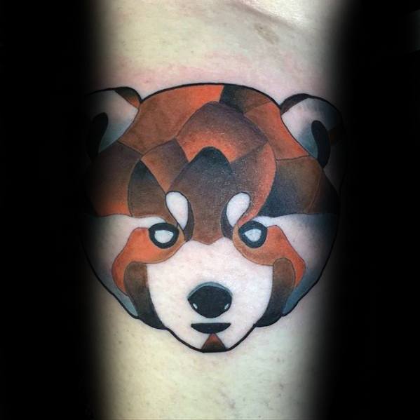 tatuaje panda rojo 52